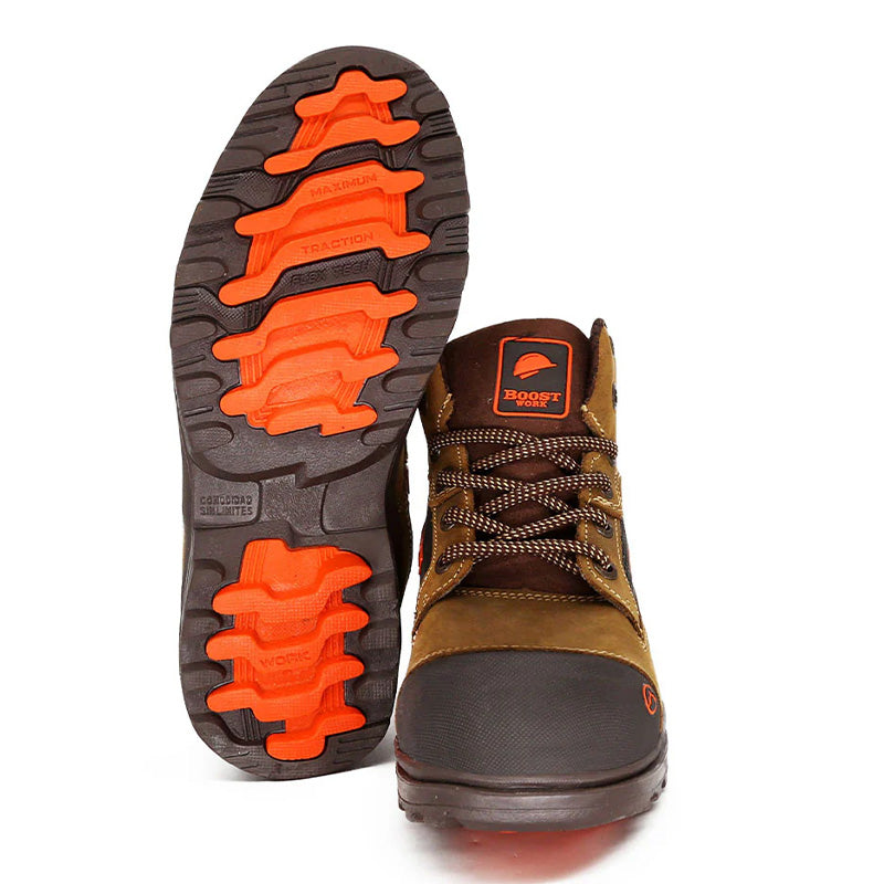 BOTA DE TRABAJO CRAZY BROWN | 403 CRAZY CAFE