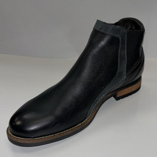 Botin Pazstor Piel Res Bruma Negro