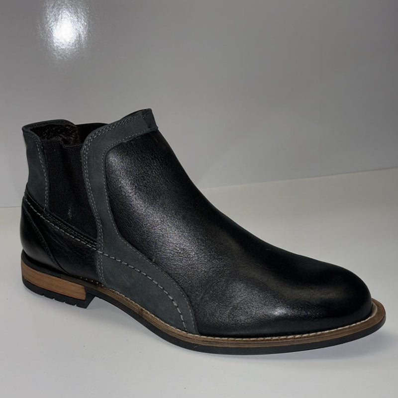 Botin Pazstor Piel Res Bruma Negro